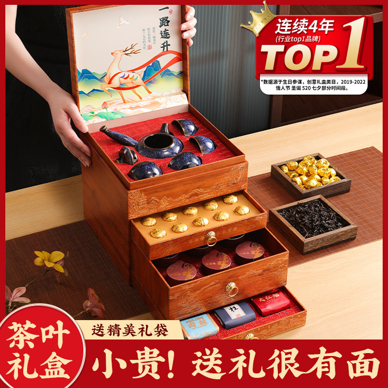 新年礼物送爸爸长辈实用的高档年会礼品送客户见家长礼盒2024春节