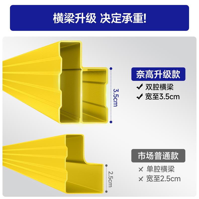 奈高仓储货架多层靠墙储物架工厂仓库储物间库房重型角钢收纳架子