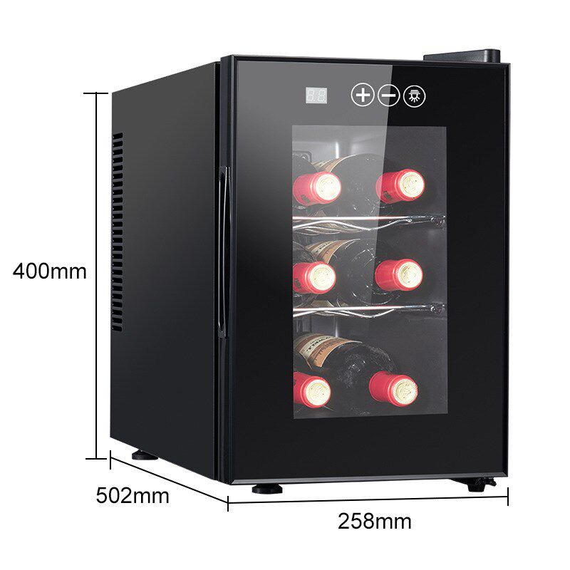 红酒柜6瓶装8支12支迷你红酒恒温冷藏家用出口欧日美英规mini小型