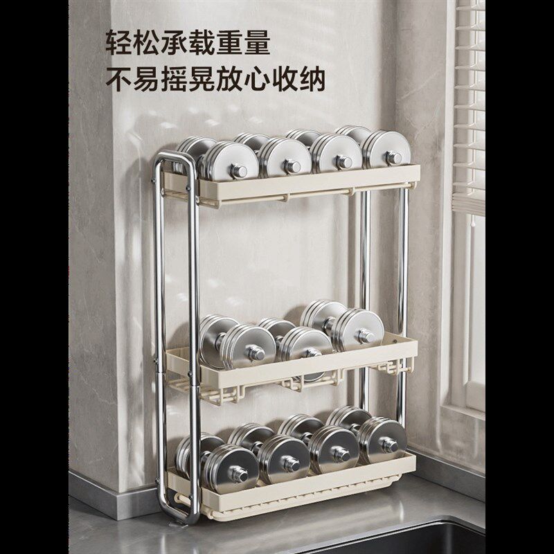 极窄款碗碟收纳架小型厨房多功能夹缝置物架水槽碗架碗盘筷沥水架