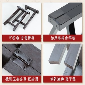 瑾瑜古筝支架子专用A架脚架古筝琴架腿立式放置架实木折叠便携式