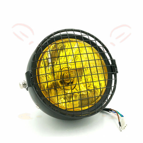 CG125/GN125复古黑壳前大灯网罩