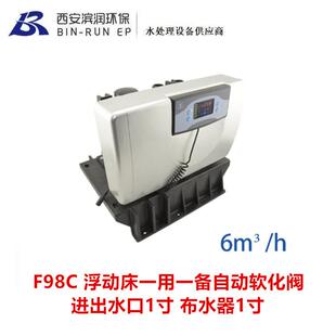 F98C 润新侧装6吨浮动床阀双自动软化阀 进出水1寸 布水器1寸