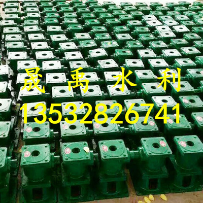 广东汕头螺杆启闭机铸铁闸门截洪渠支流QL-1吨侧摇式螺杆启闭机