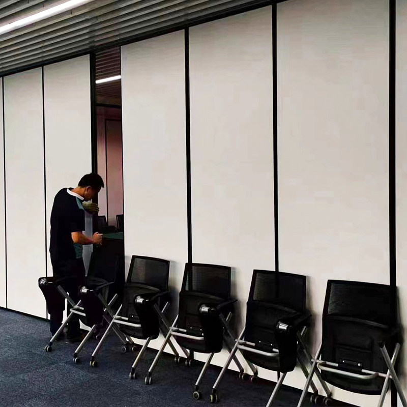 酒店活动隔断墙饭店包厢办公室折叠移动屏风推拉吊轨道隔音隔断墙