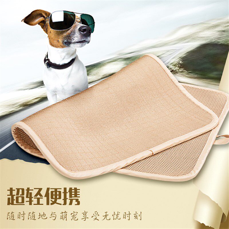 3D狗垫子耐咬大型犬可水洗猫垫狗笼垫金毛泰迪宠物垫四季凉席垫
