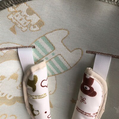 儿童餐椅爱音 pouch凉席垫婴儿推车冰蚕丝透气新生儿夏季垫子通用