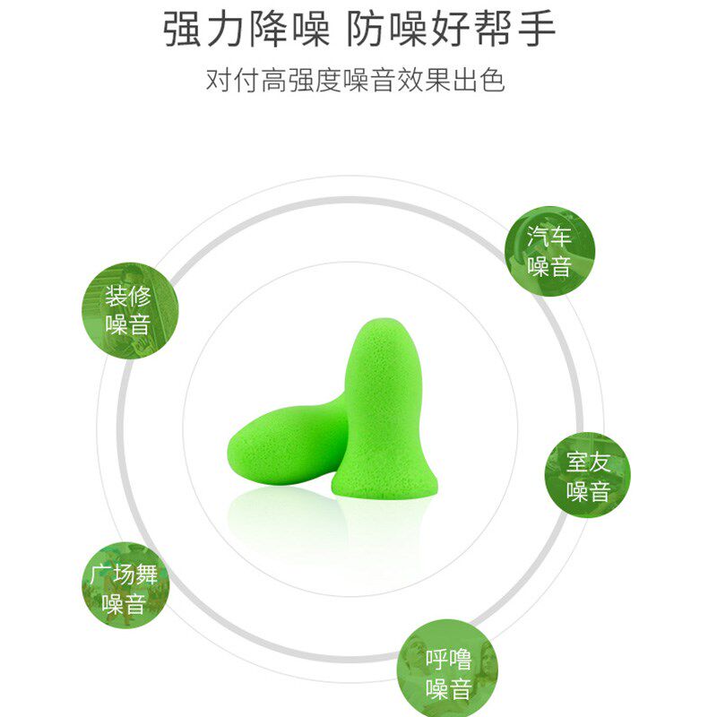 睡觉不伤耳强效隔音耳塞坐飞机解压防燥音工厂学习柔软型无感助眠