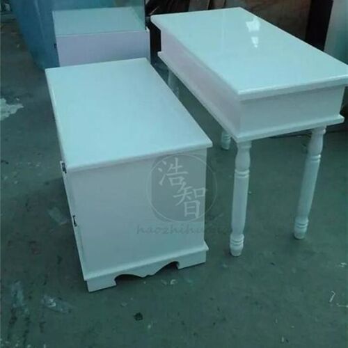 服装店木质烤漆流水台展示架橱窗展示台道具高低流水台中岛展示柜