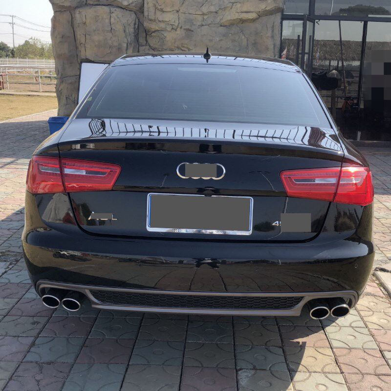 适用于奥迪A3/A4L/A5/A6L改装四出后尾唇排气尾喉S3/S4/S5/S6包围