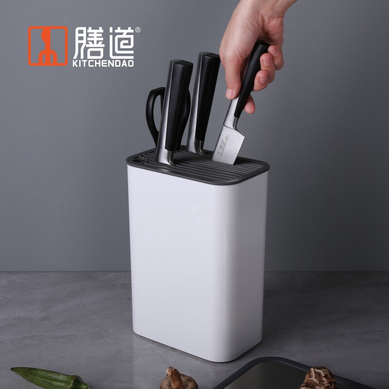 北欧厨房多功能刀架置物架家用菜刀收纳架子大容量放刀子剪刀刀座