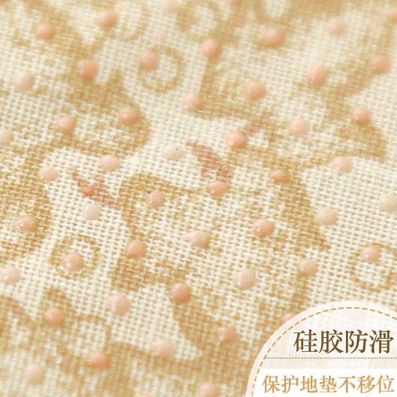 出口韩国纯手工全棉拼布地垫加厚防滑床边卧室榻榻米爬行毯可机洗
