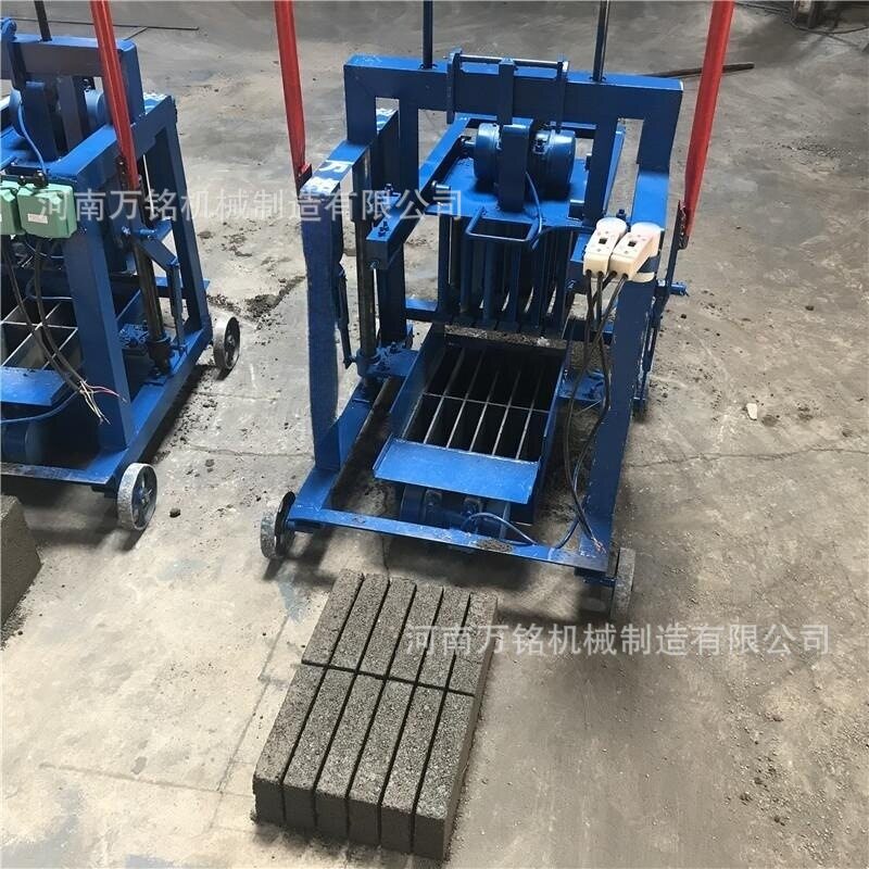 新款单相电行走式水泥砖机水泥砌块机基础砖水泥砖头压顶灰砂砖机