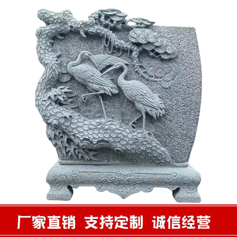 古建筑石雕花盆会所别墅庭院石缸四合院园林景观青石雕花仿古水钵