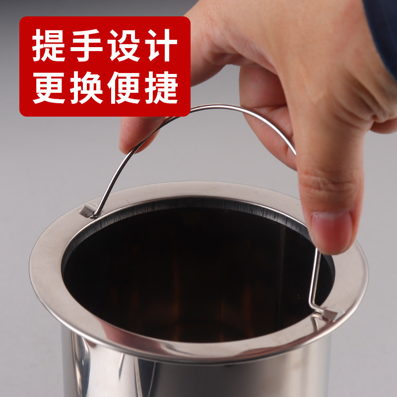 不锈钢串串香竹签筒火锅串串签子桶吸管烧烤商用签桶装签钻孔签筒