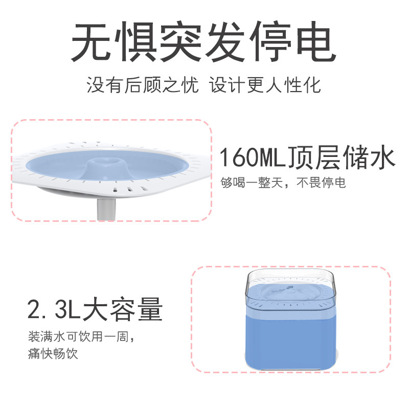 佩浪猫咪饮水机自动循环猫用喝水器宠物狗狗用品活水喂水神器智能