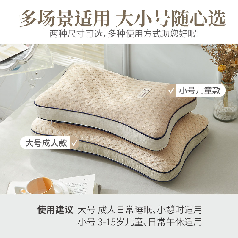 全荞麦皮枕头成人家用硬枕芯单人睡觉专用夏季凉枕学生宿舍护颈枕