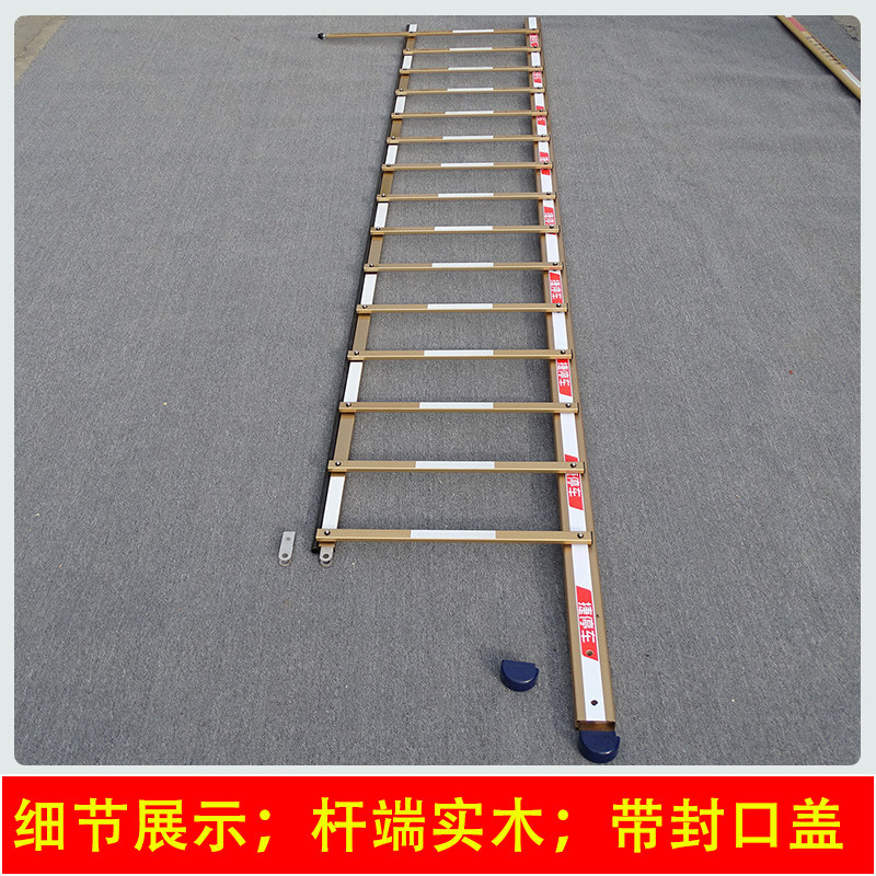 捷顺道闸杆金色铝合金捷停车栅栏杆小区停车场道闸挡车杆门卫拦杆