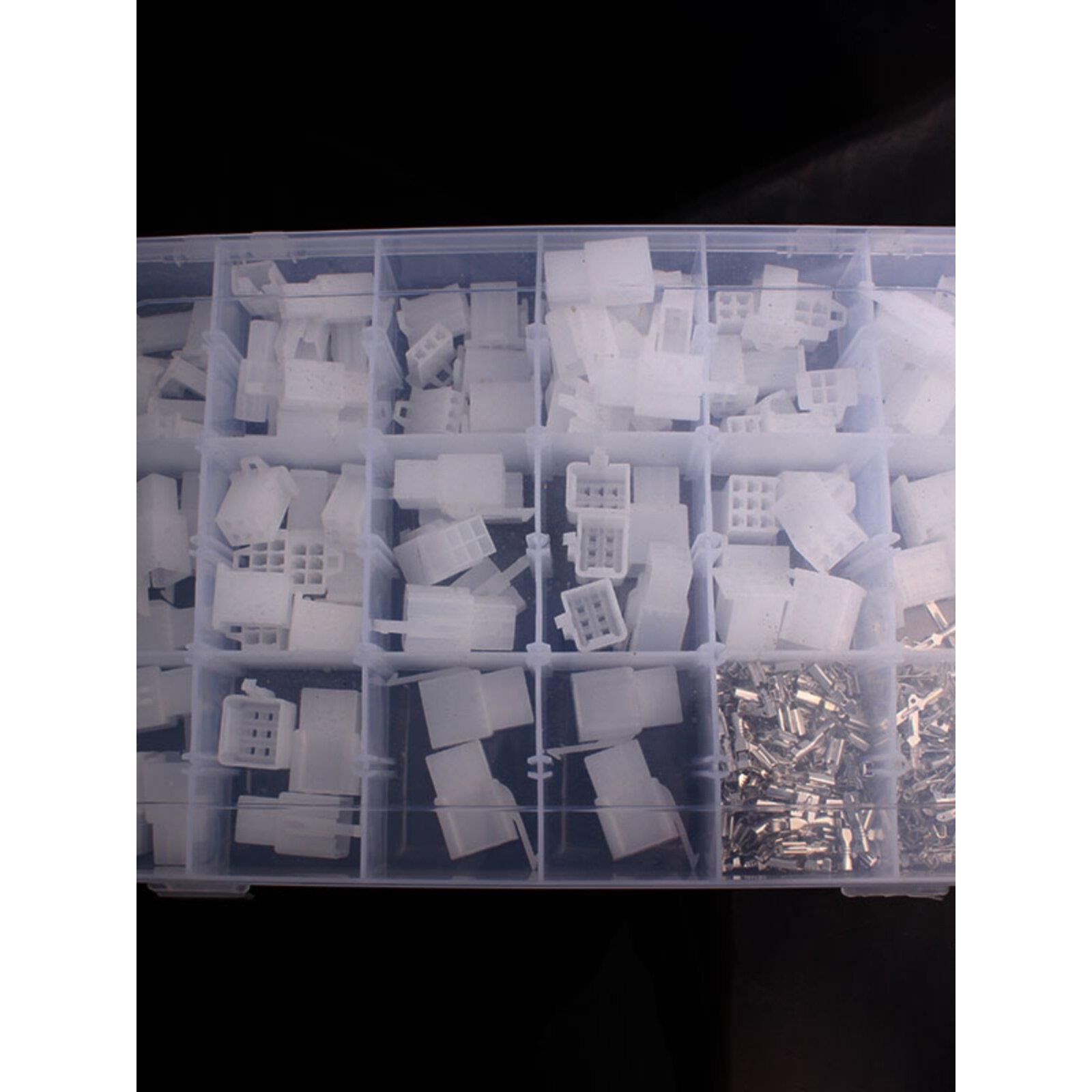 2.8mm接插件2P3P4P6P9P汽车摩托电动车接线端子 公母插簧对接套装