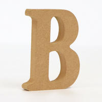 Wooden English letter and number ornaments, diy wooden handicrafts, creative letter decorations thumbnail 2