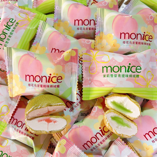 Monice桂花乌龙蜜桃味夹心棉花糖