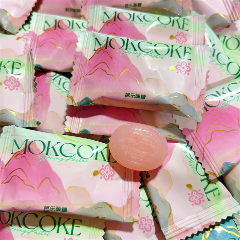 mokcoke莫可卡法式芭乐味硬糖结婚喜糖休闲零食糖果散装批发糖果