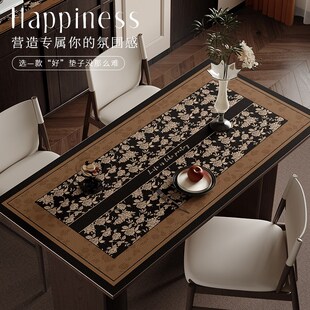 电视柜台面保护垫轻奢高级感皮革餐边柜桌垫茶几桌布防水防油免洗