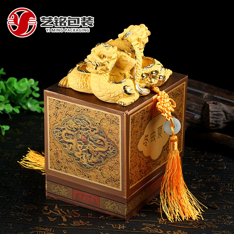 玉玺冬虫夏草水晶包装盒礼品盒/虫草礼盒包装小木盒/配礼袋