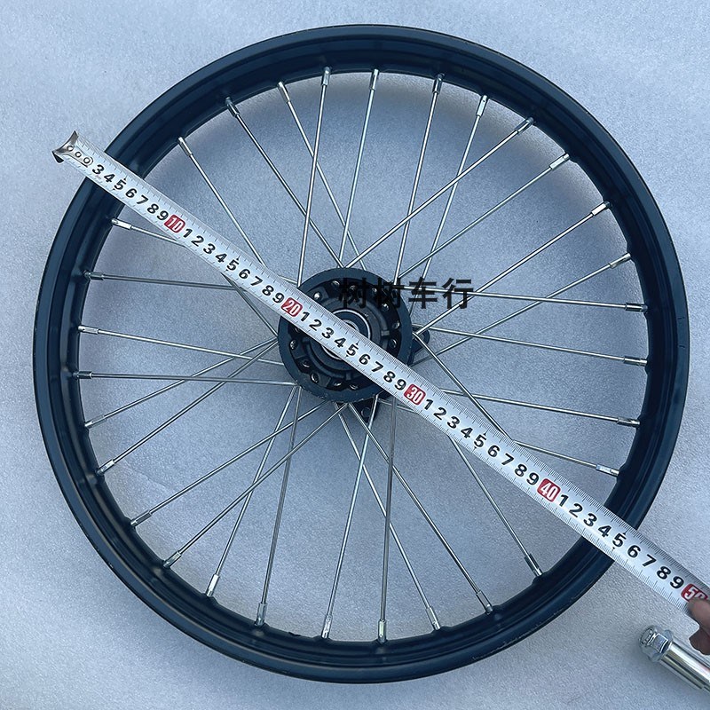 越野摩托车配件中高赛前轮毂C碟加强钢圈70/100-17寸后90/100-14