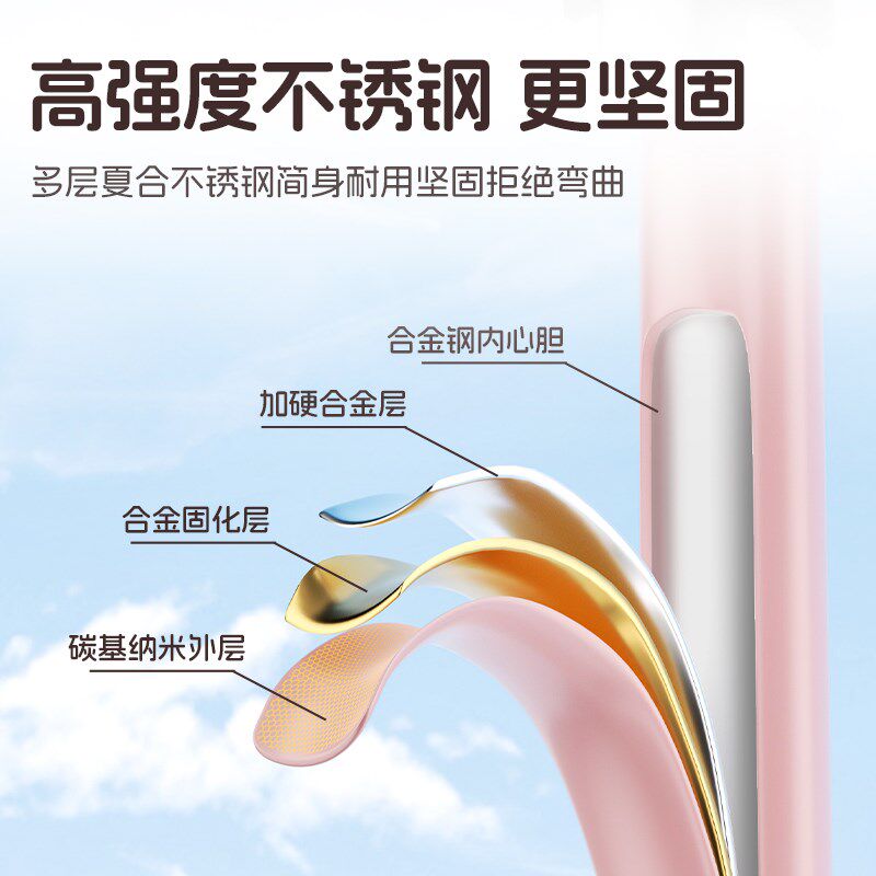 粉色公路自行车打气筒高压打气泵家用电动车充气筒通用便携气管子