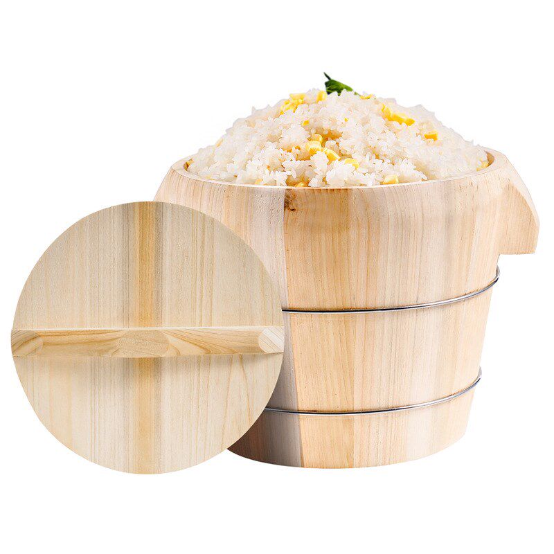 蒸饭木桶甑子纯手工蒸米饭桶餐厅大木桶饭蒸笼竹制家用杉木