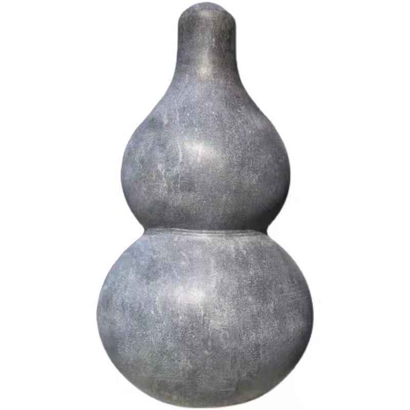 石雕葫芦摆件镇宅招财天然青石头风水大小葫芦家居工艺品刻字定制