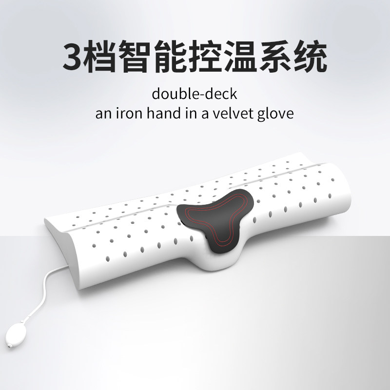 泰国乳胶圆柱颈椎枕圆牵引枕护颈专用助睡眠天然长条圆形糖果枕头