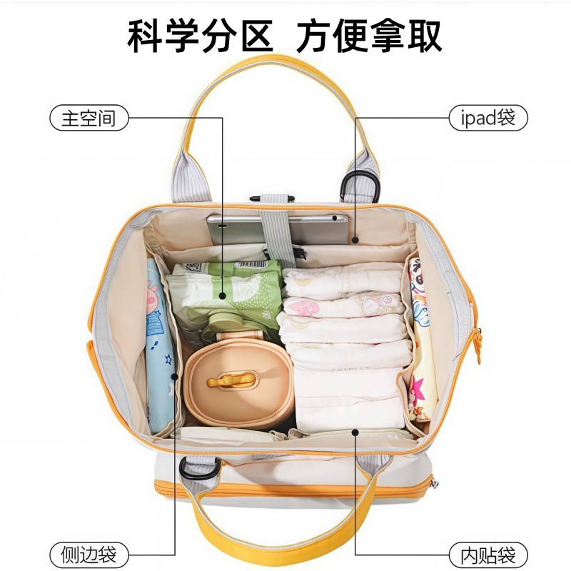 妈咪包多功能大容量母婴包外出便携新款妈妈背包单双肩手提斜挎包