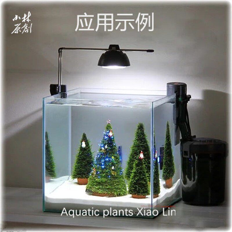 圣诞节鱼缸水族箱水草造景装饰组合套餐莫斯圣诞树水草活体