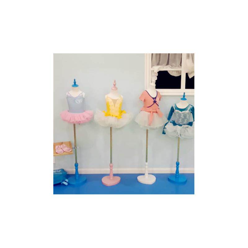 儿童服装模特道具童装模特展示架橱窗包布模特儿小孩彩色舞蹈裙
