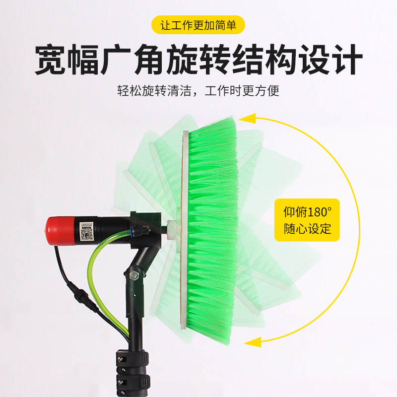 广告牌招牌门头清洗机电动清洁机刷高空玻璃外墙大棚机器工具设备