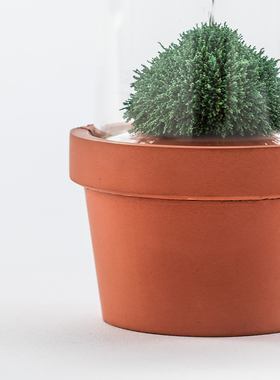 马鹿磁力沙漏创意盆栽摆件文创装饰礼物桌面流沙精致三分钟计时器