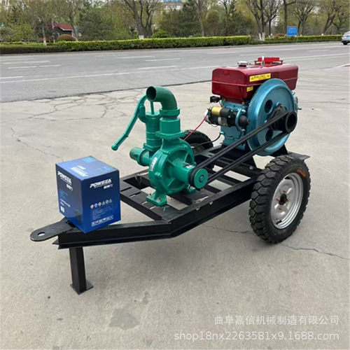 6寸抽水泵机组配套动力25马力柴油发动机上水量280立方扬程20米