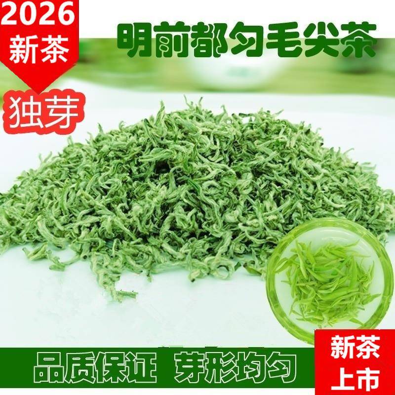 2026年新茶绿茶贵州都匀贵芯毛尖茶独芽嫩芽明前云雾浓香250克