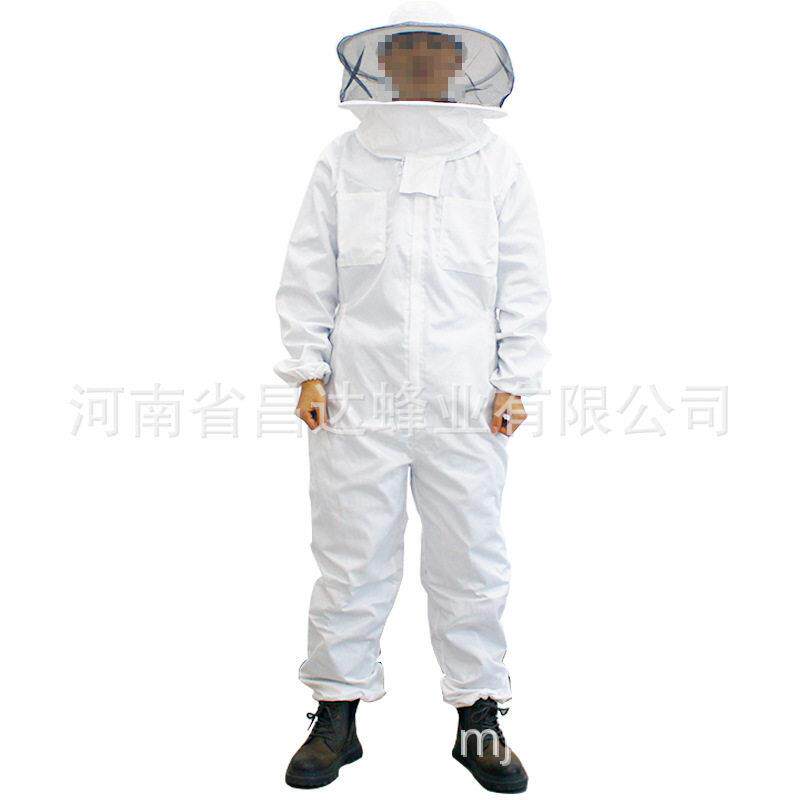蜂服帽可拆帽子蜜蜂服养蜂衣防护服防蜂衣连体衣服养蜂防蜂衣