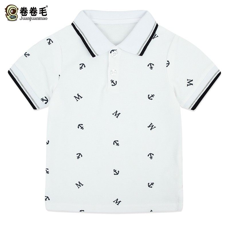 班服童装夏季园服儿童T恤短袖小学生装校服英伦学院风男童polp衫