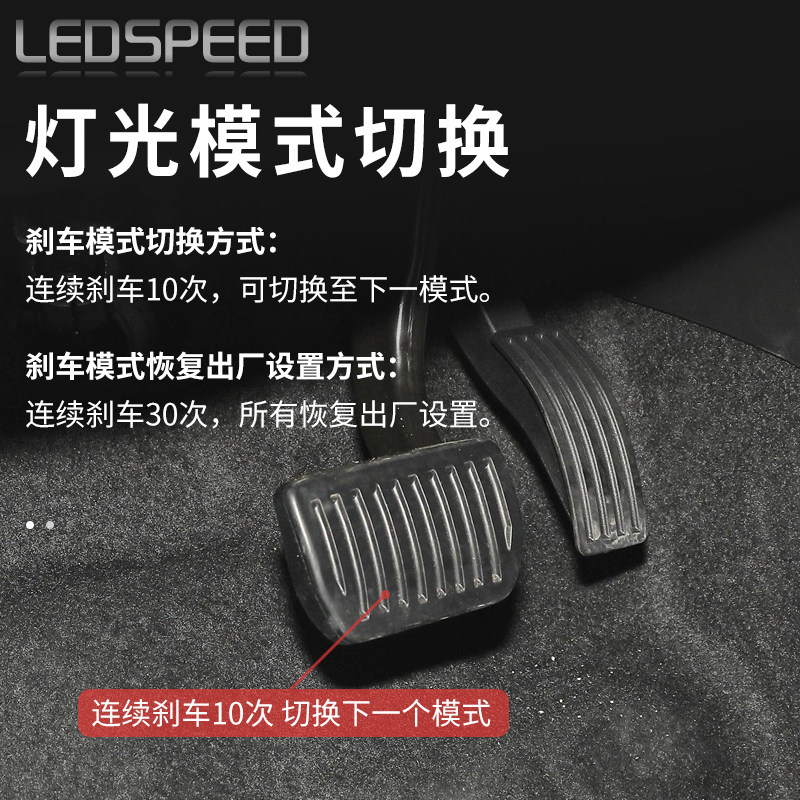 适用于领克03改装爆闪刹车灯动态控制器后尾模块刹车灯