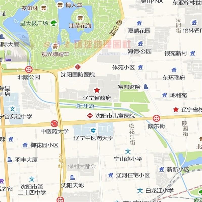 超大巨幅 沈阳市区地图订制定做 城市城区海报2025新版装饰画芯