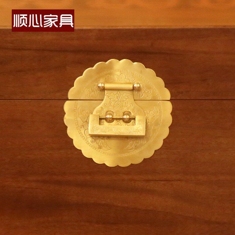 顺心雕花樟木箱大号衣箱婚嫁箱字画收藏可定制箱香樟木箱子家用