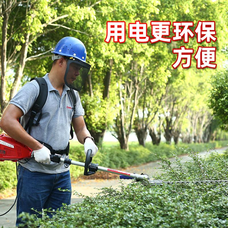 锐尔48V锂电宽带绿篱机园林电动绿化修剪机新款充电式茶叶修枝剪