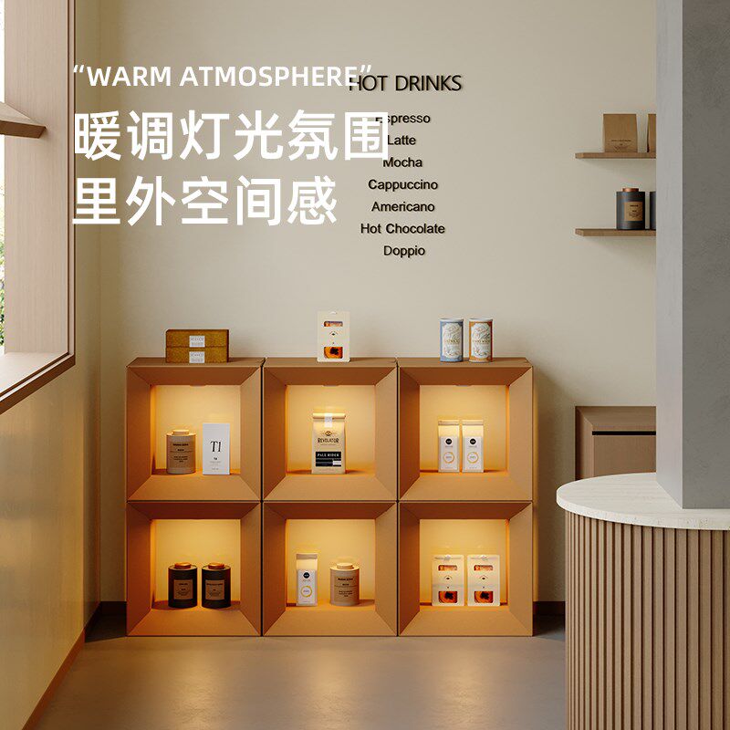 陈象回字展架多层置物架展示陈列架落地可折叠零食货架简易书架