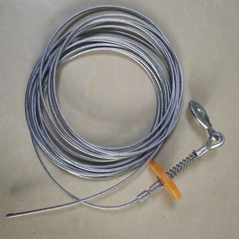 吊机提升机钢丝绳 4mm5mm6mm微型电动葫芦专用钢芯防旋转钢丝绳