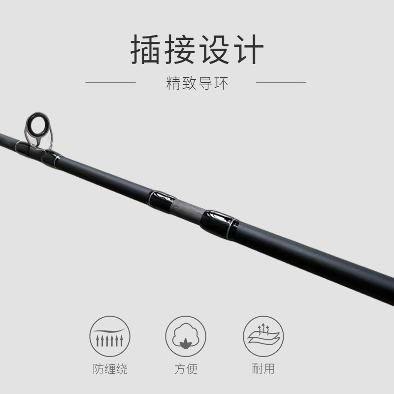 雷强竿大物竿碳素打黑XXH钓轻雷黑鱼路亚竿杆加强版
