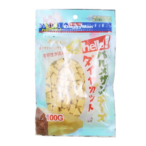 多格漫帕玛森芝士角切狗狗零食奖励干奶酪补钙宠物零食小型犬100g